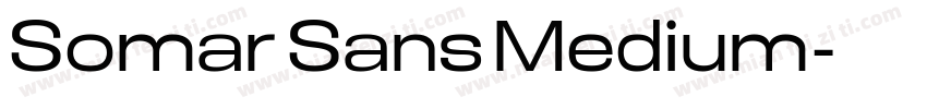 Somar Sans Medium字体转换